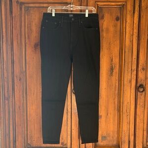 J. Crew Black 10” High Rise Skinny Jeans